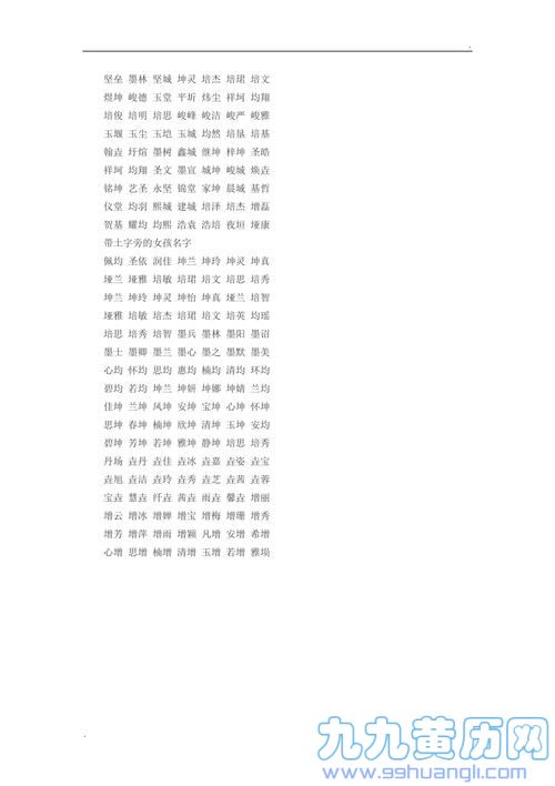 带土字边的男孩名字大全 名字带土最好的字